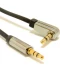 Фото № 2 Кабель Cablexpert 3.5 мм кутовий M/M 3.5мм, 1м (CCAPB-444L-1M)