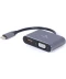 Фото № 1 Адаптер Cablexpert USB-C на HDMI/VGA, 4К 30Hz (A-USB3C-HDMIVGA-01)