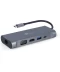 Фото № 2 Док-станція Cablexpert USB-C Grey (A-CM-COMBO7-01)