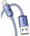 Фото № 2 Кабель Baseus USB to Lightning 2.4A 1.2m (CAJY000005) фіолет