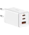 Фото № 3 Зарядний пристрій Baseus 65W GaN5 Pro 2C+U(CCGP120202 ) бiл + кабель Type-C to Type-C