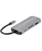 Фото № 2 Док-станція Cablexpert USB-C Grey (A-CM-COMBO8-02)