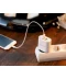 Фото № 9 Зарядний пристрій UGREEN CD104 2xUSB 3.4A Charger білий