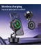 Фото № 2 Автотримач JILE D1 Electric Vacuum Adsorption Wireless Charger чорний