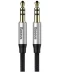 Фото № 1 Аудіокабель Baseus Yiven AUX 3.5mm Audio Cable Cable 1.5m Silver/Black (CAM30-CS1)