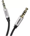 Фото № 2 Аудіокабель Baseus Yiven AUX 3.5mm Audio Cable Cable 1.5m Silver/Black (CAM30-CS1)