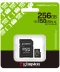 Фото № 1 Карта пам'яті Kingston MicroSDXC 256GB Canvas Select Plus Gen3 150MB/s A10 + SD-адаптер (SDCS3/256GB)