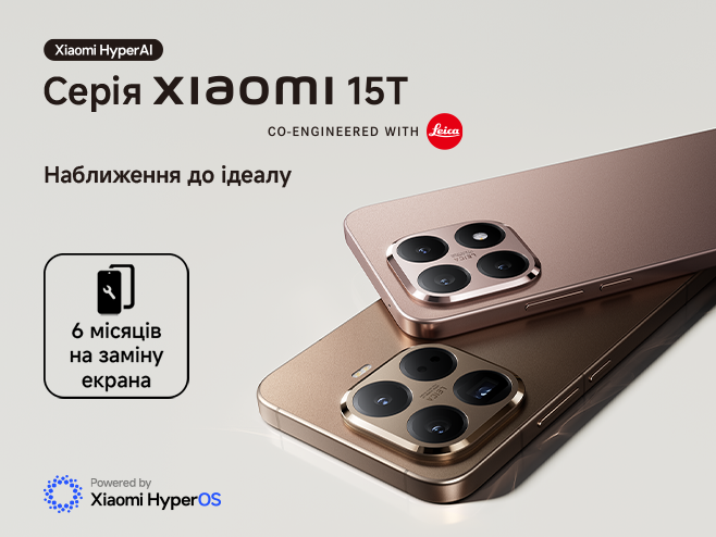 Додаткова гарантія на захист екрану Xiaomi 15T I 15T Pro